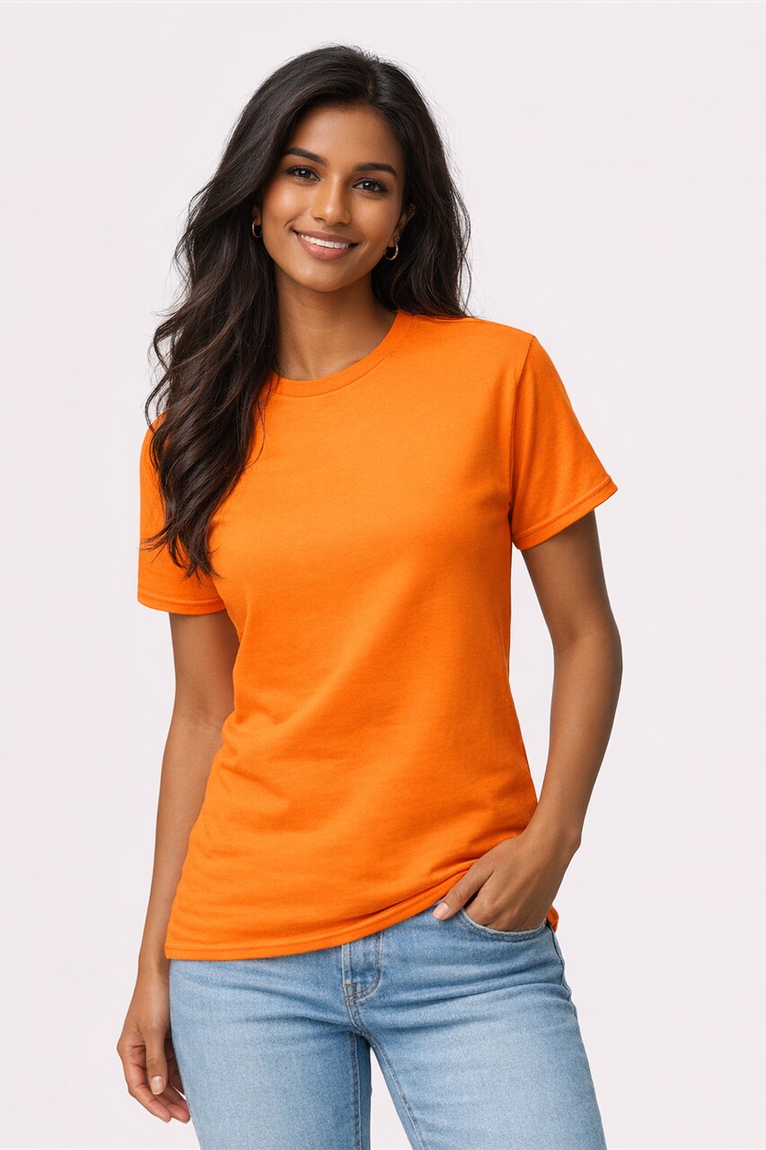 10 Pack: Gildan® Ultra Cotton Short Sleeve T-Shirt 100% US Cotton for Everyday Wear & Layering Outfits
